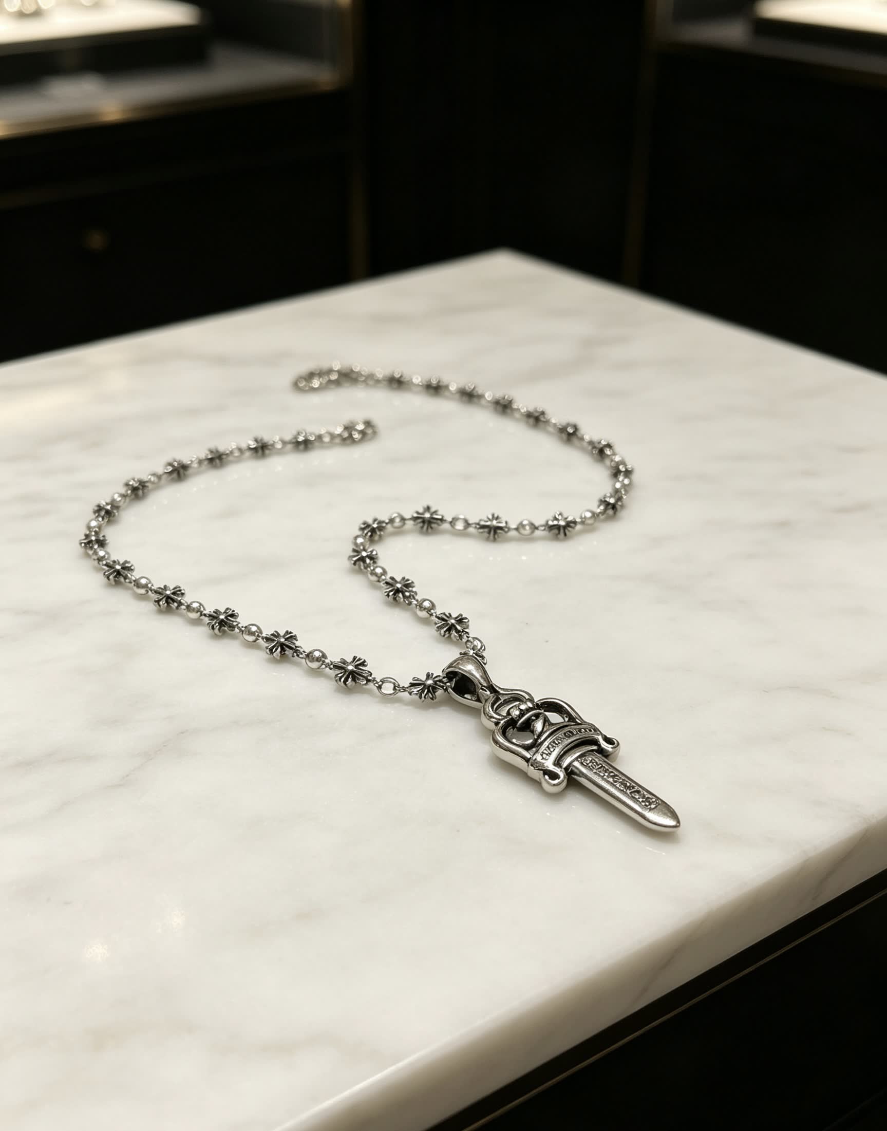Chrome Hearts Sword of Destiny Necklace